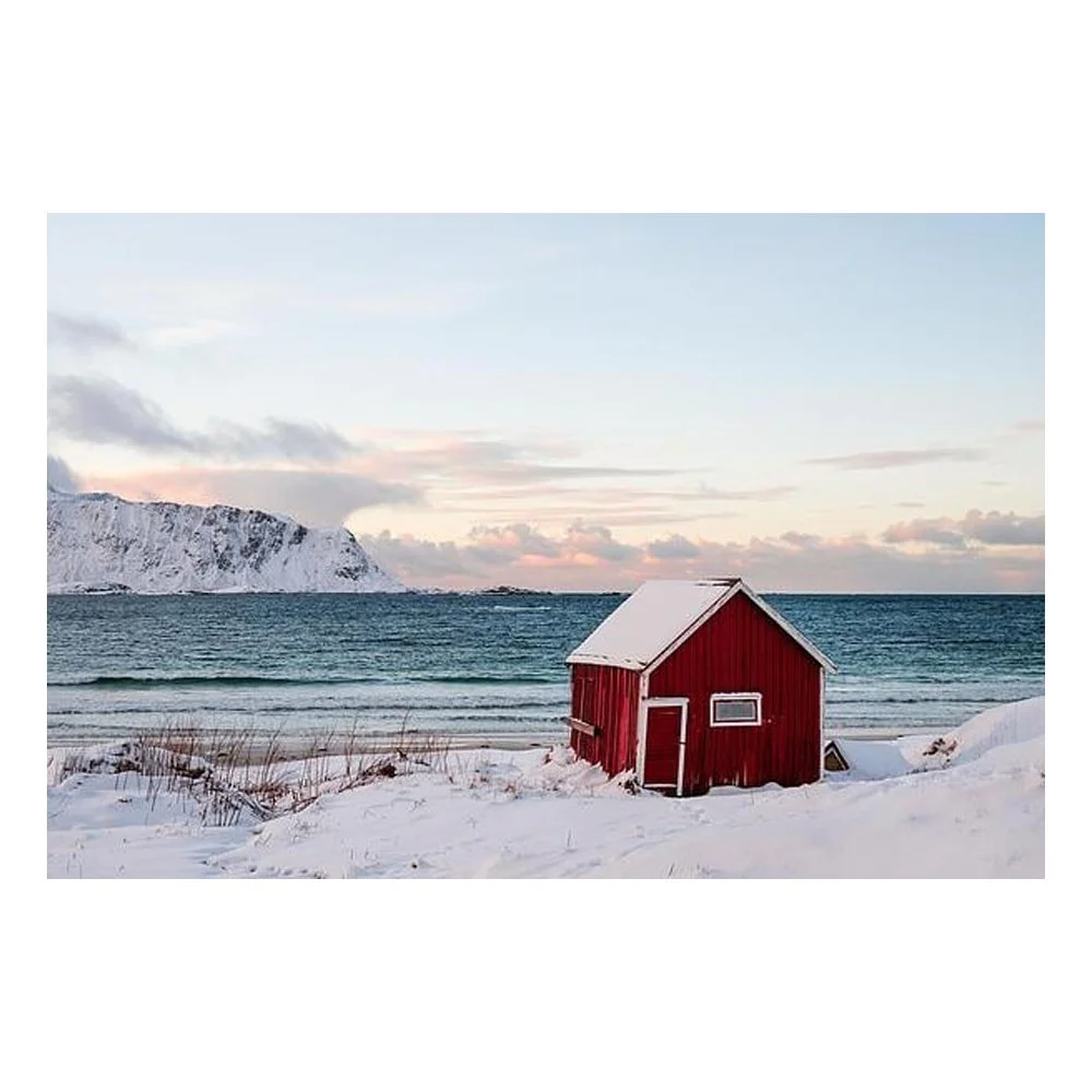 Arctic red cottage By Manon Galama