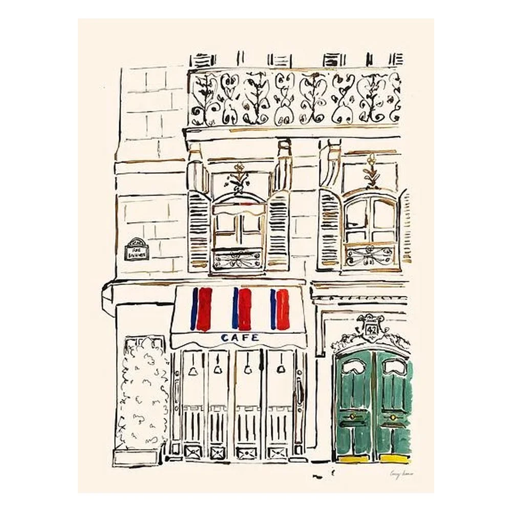 Parisian Café By Lucy Deaner