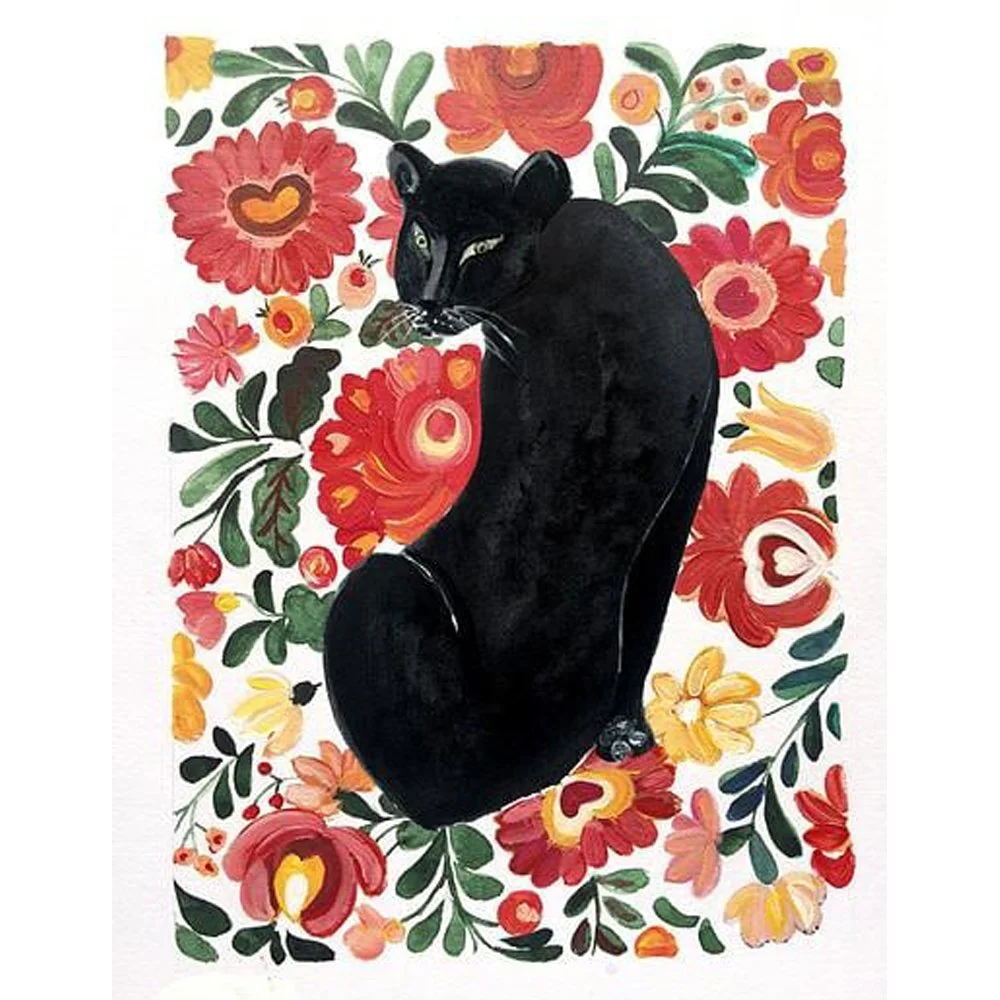 Frida's panther By Ruti Shaashua
