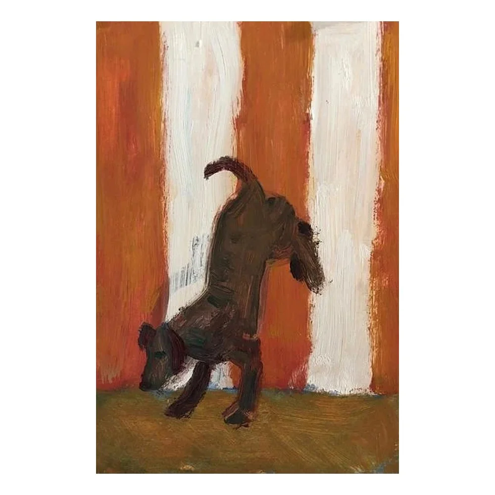 Dog Balancing on Front Legs By Megan Williamson