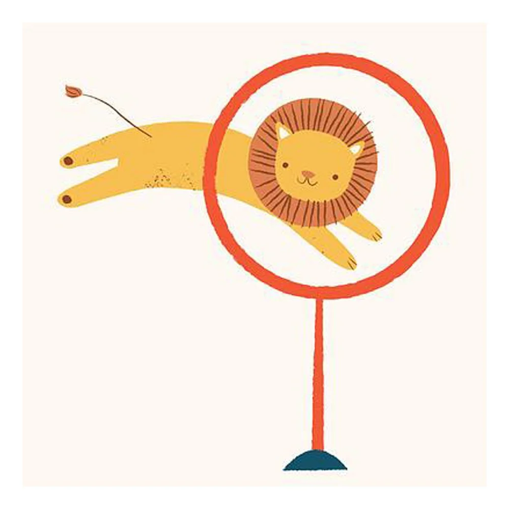 Happy Lion By Denise Holmes