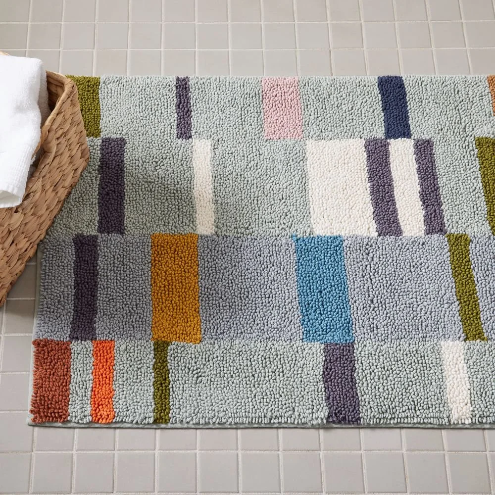 Margo Selby Organic Tulip Fields Bath Mat, $45, West Elm