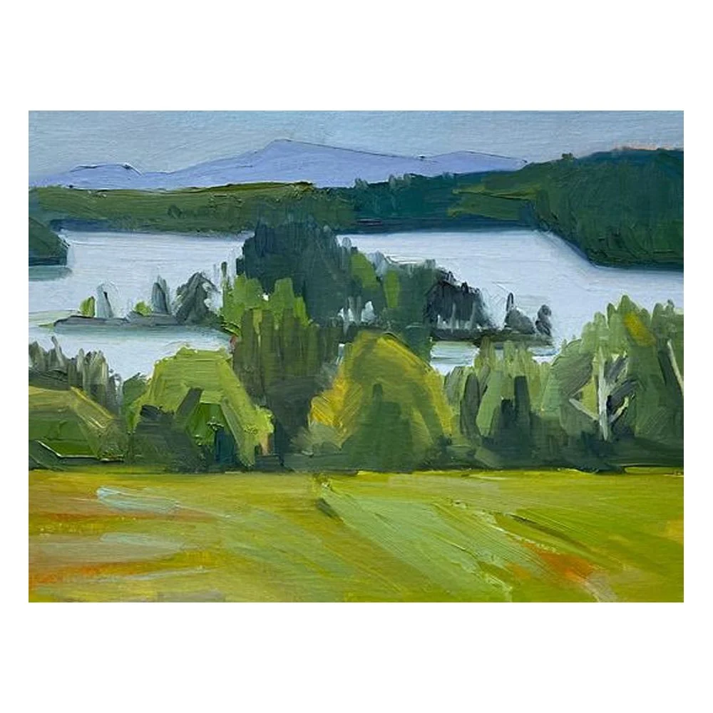 Birch Harbor view By Marie Freudenberger