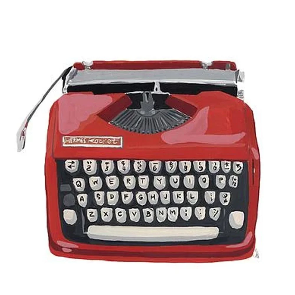 Vintage Hermes typewriter By Cortney Spillane