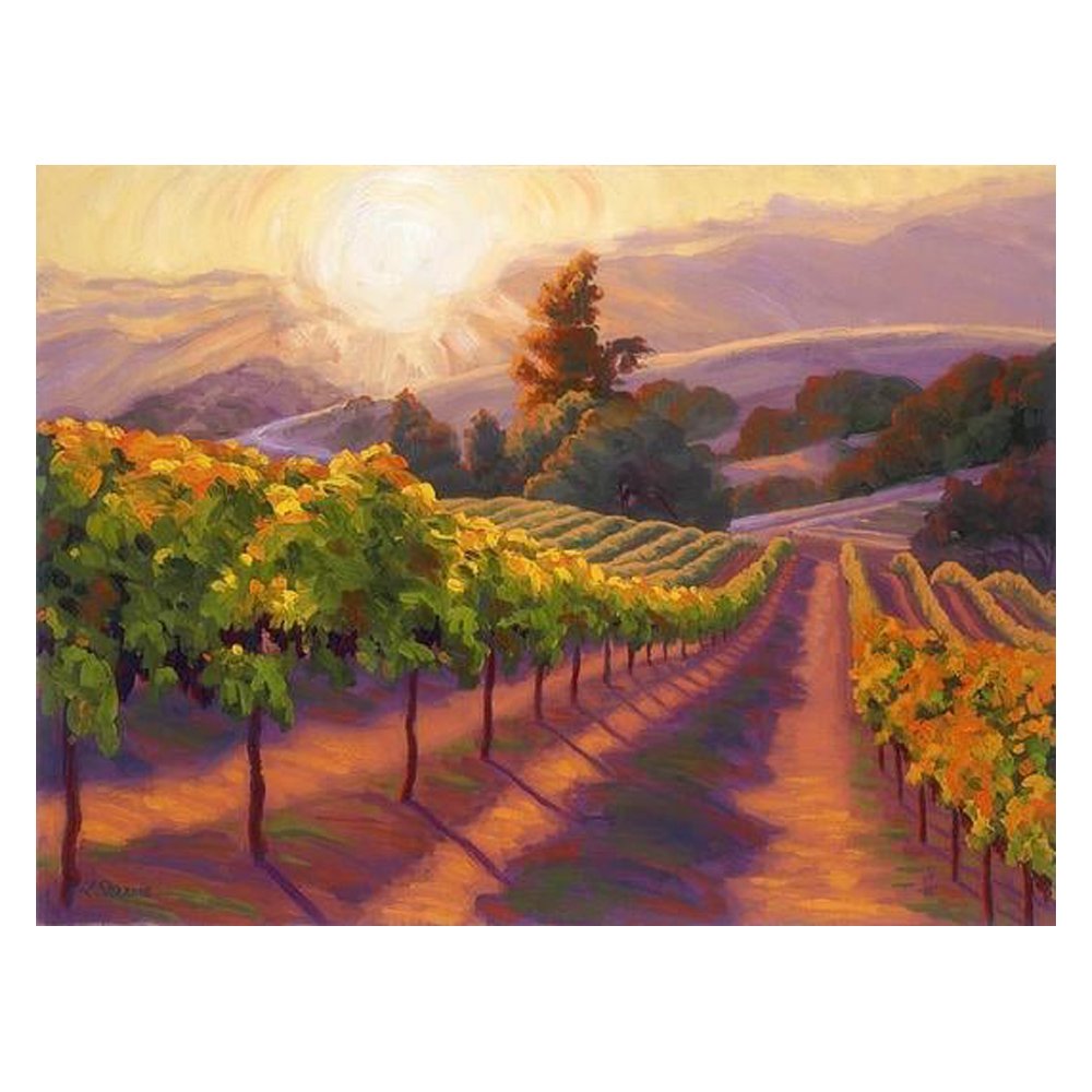 Almost Twilight, Vineyard By Laurel Sherrie