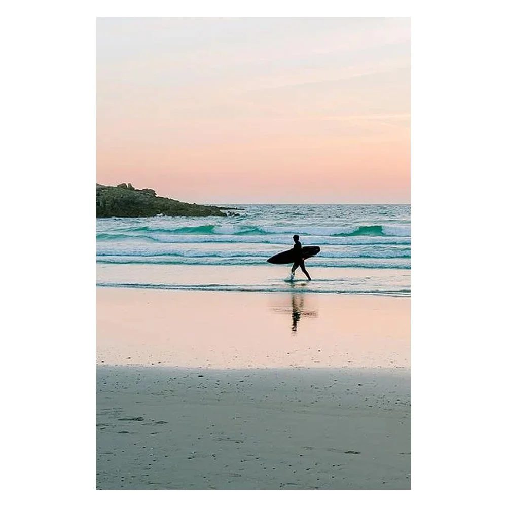 Sunset Surfing in France By Elsbeth van der Meulen