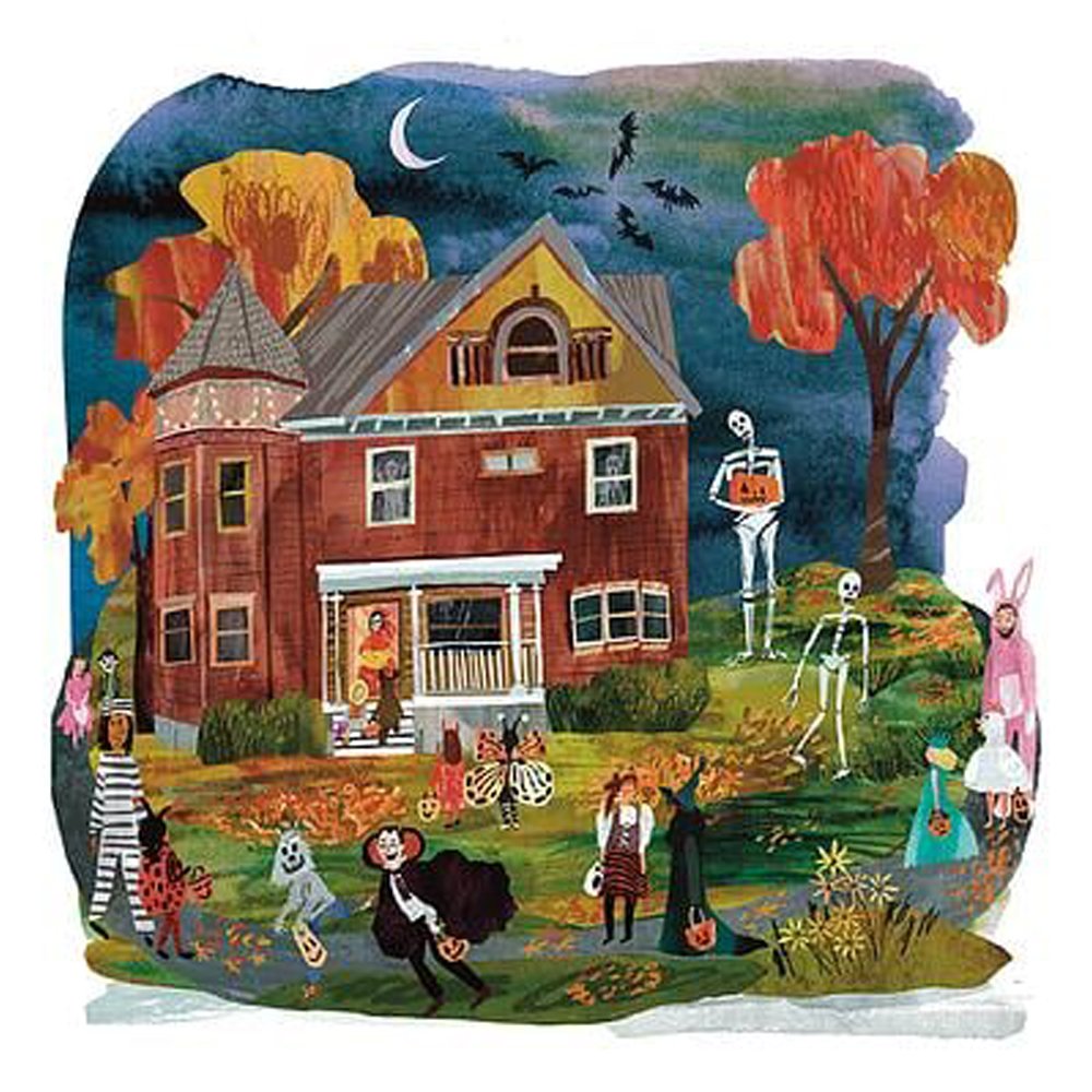 New England Halloween Night By Claire Hanley