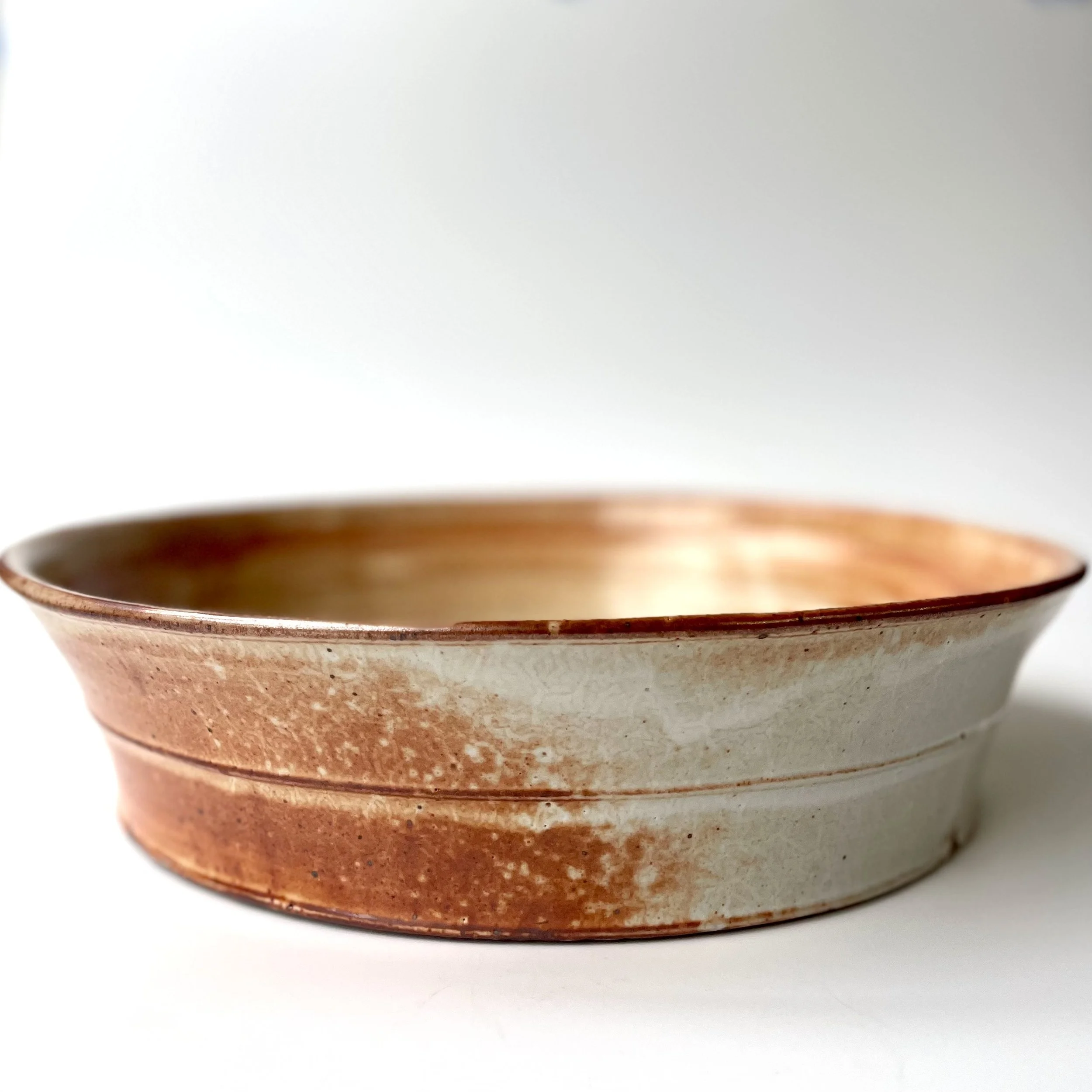 Flared Centerpiece Dish, Shino