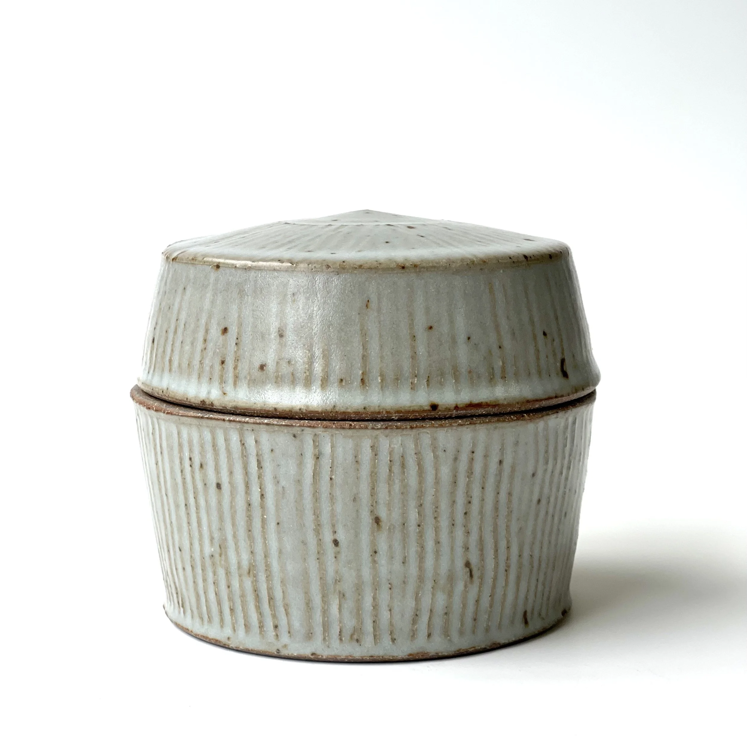 Lidded Box, Combed