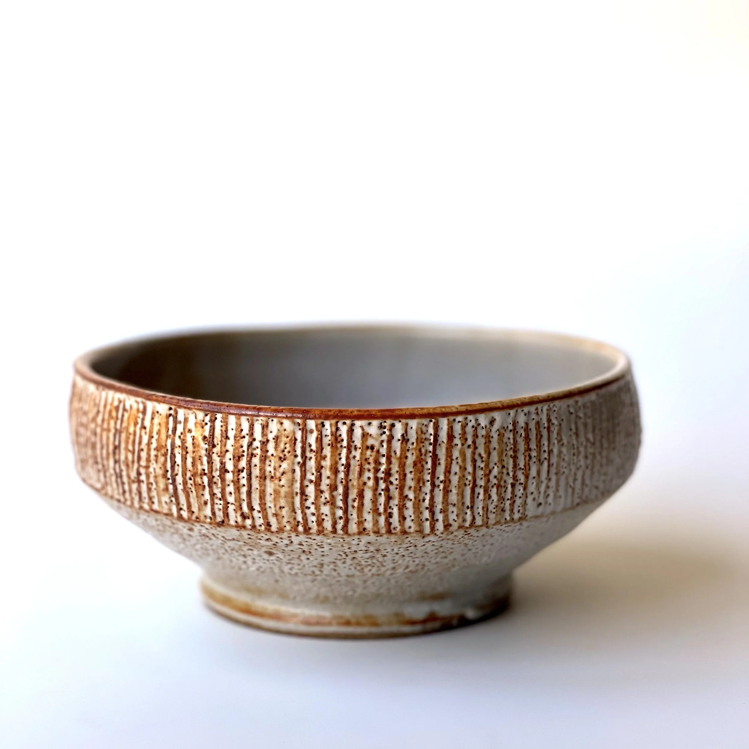 Stacking Bowl with Furrows