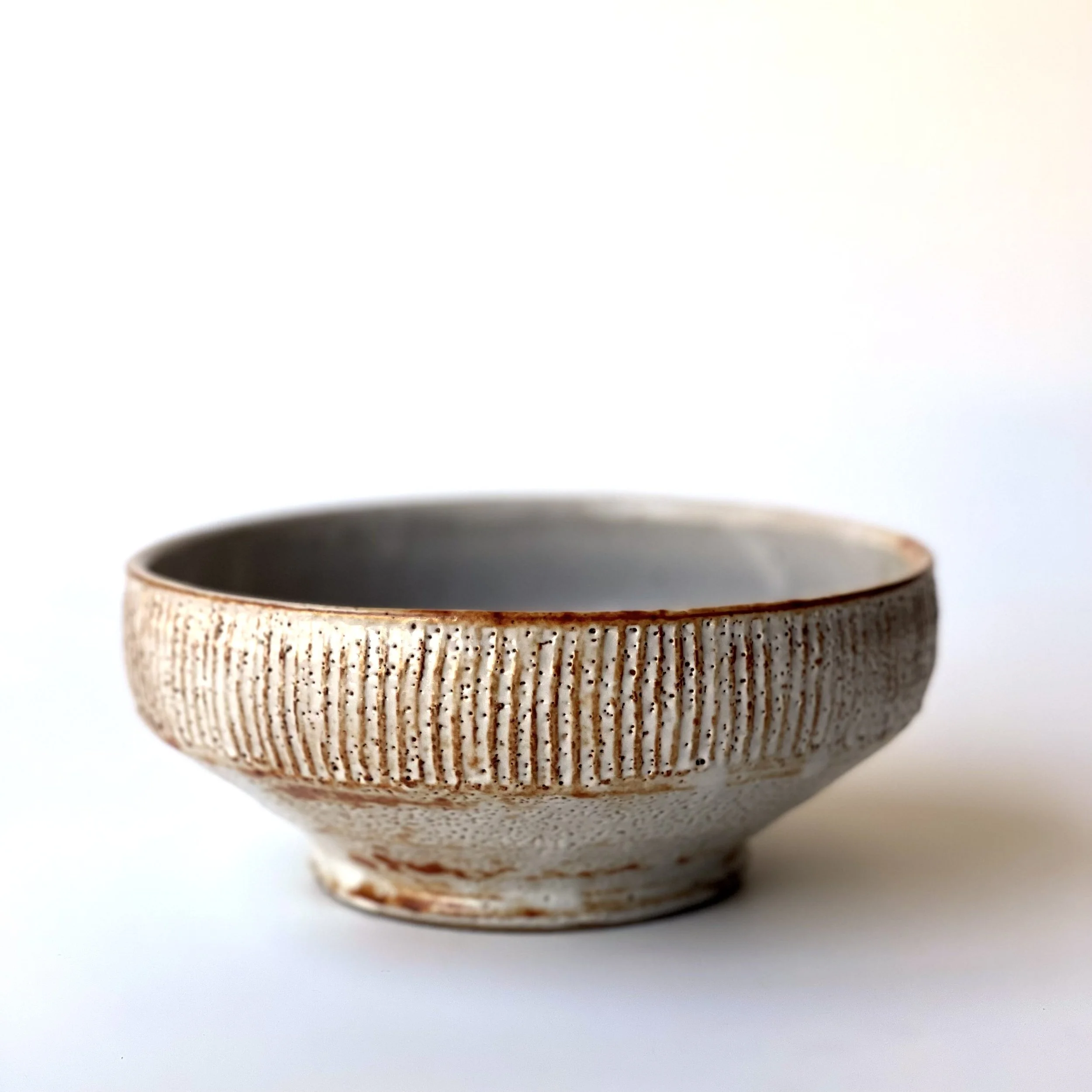 Stacking Bowl with Furrows