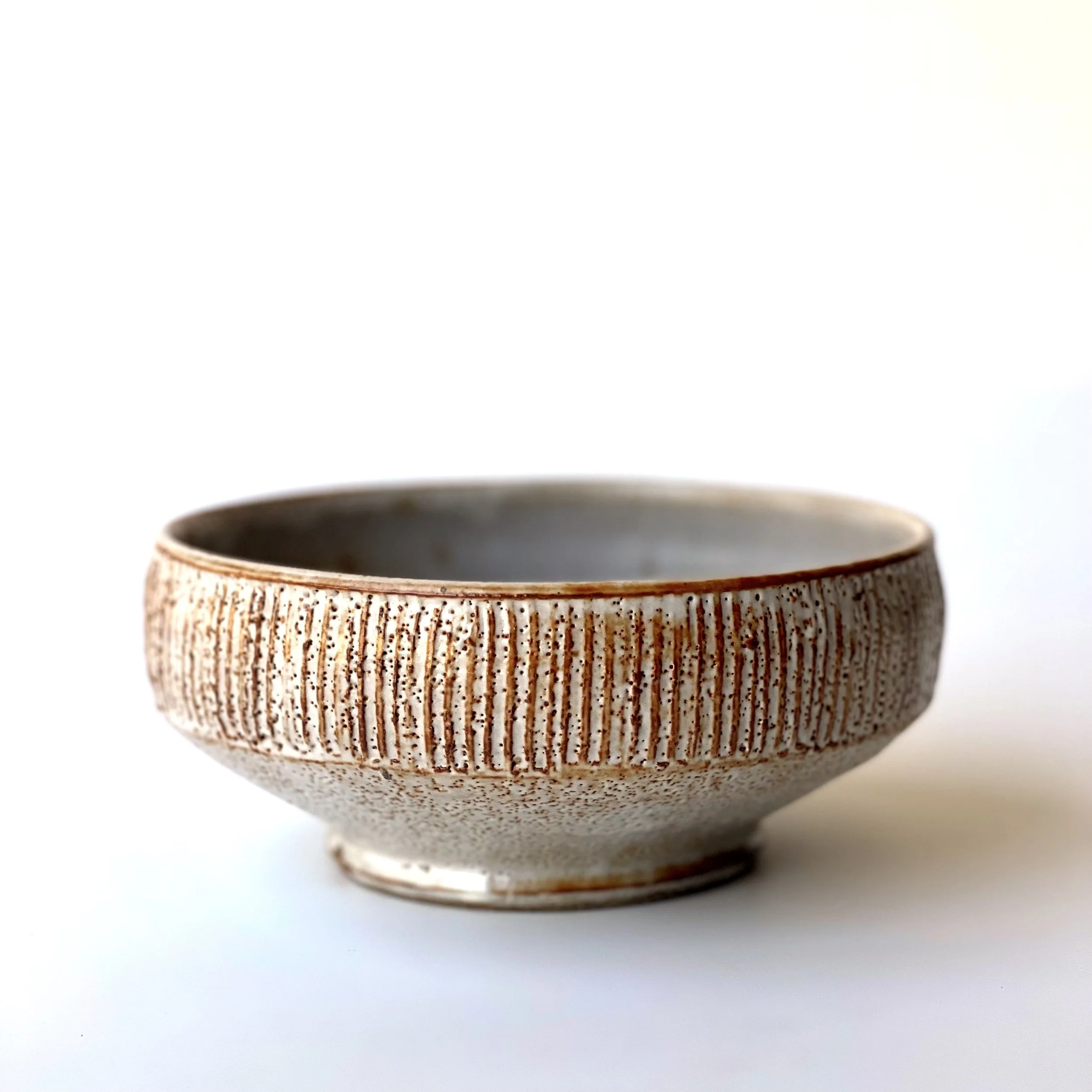 Stacking Bowl with Furrows