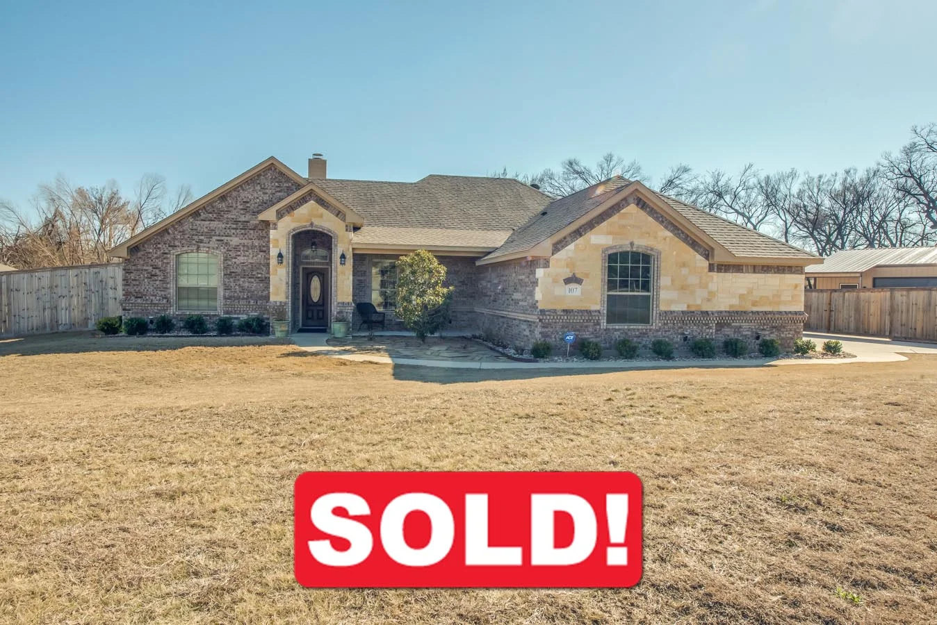 SOLD - 107 Chance Ct, Springtown TX  76082