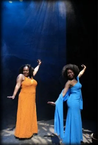 Saint Monica and Mary Magdalene (Kimberly Alston) in The Last Days of Judas Iscariot by Stephen Adlly Guirgis.