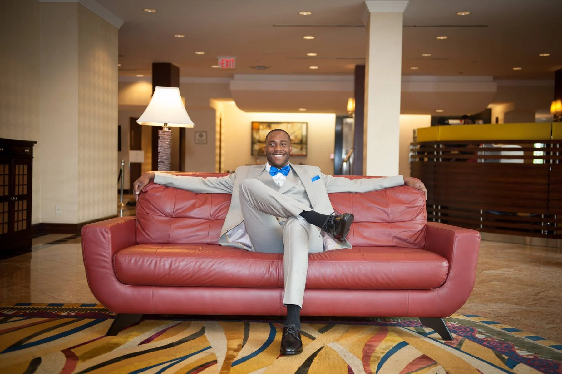 Groom excited about Mississauga Wedding