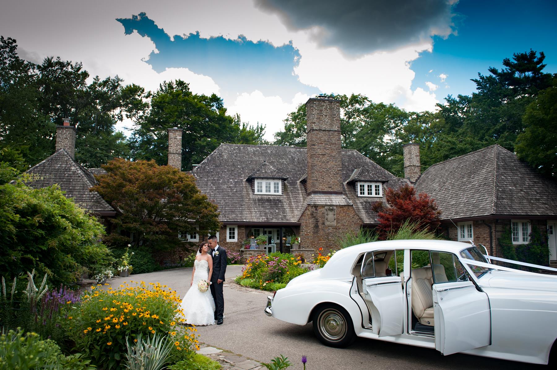 Bride Groom Limo and Mansion