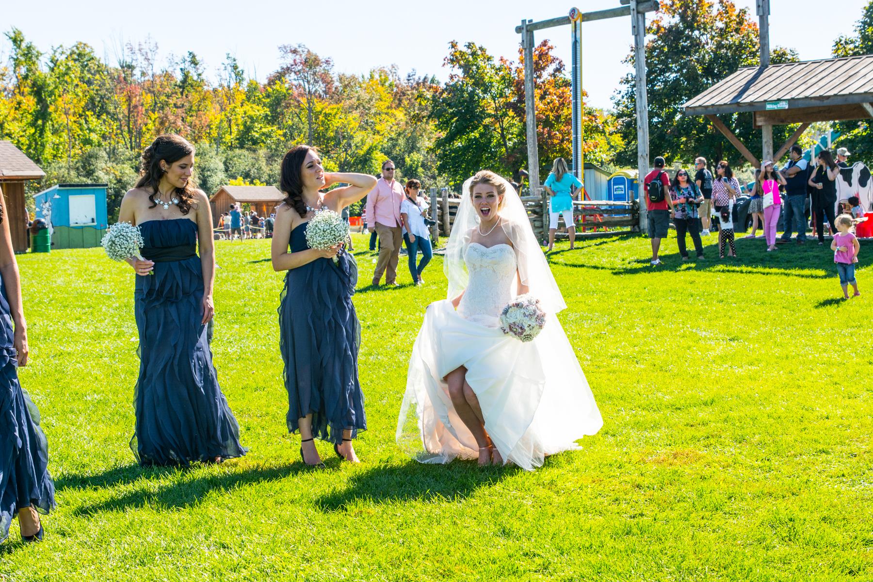 Downey Farm bride photo