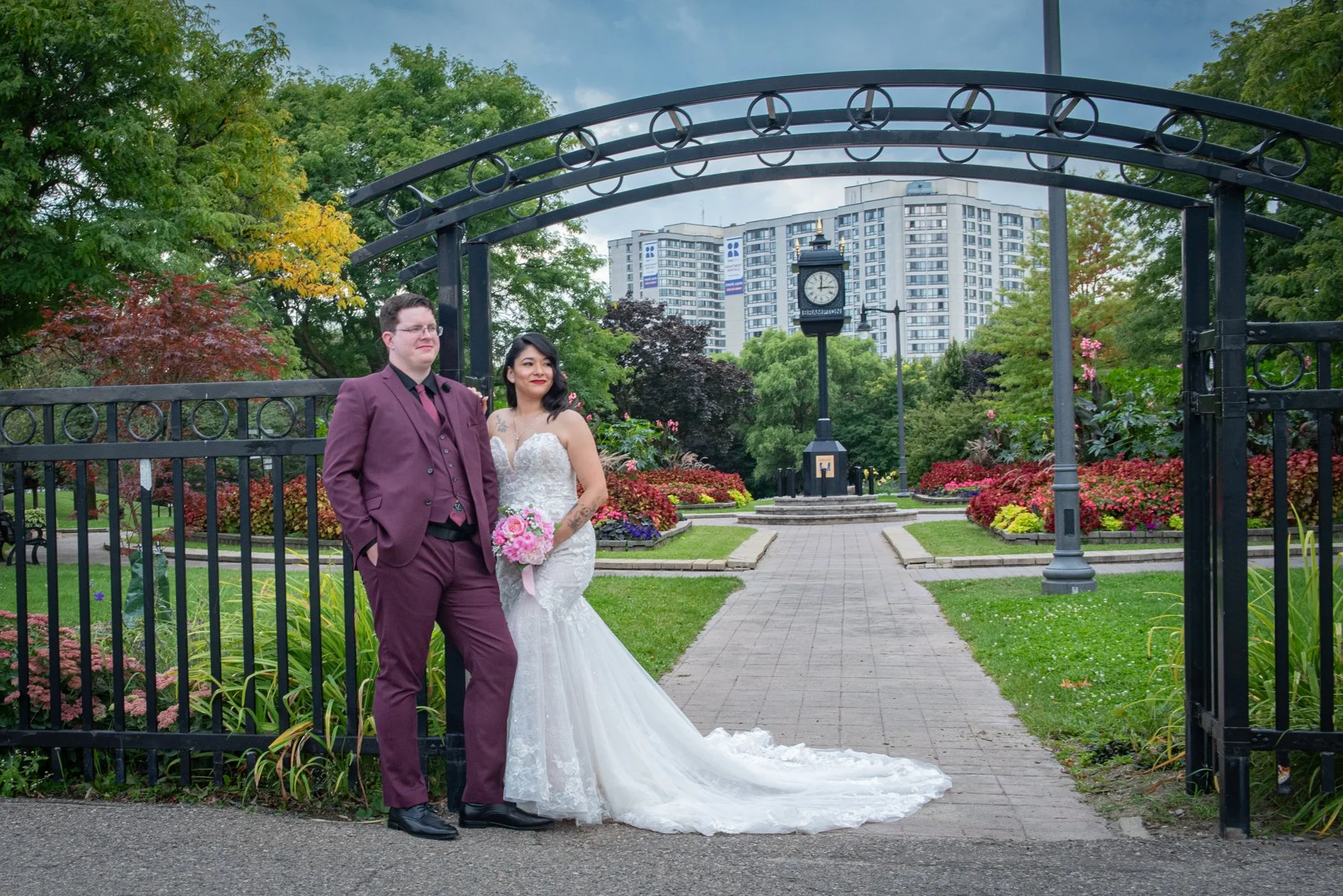 Chinguacousy Park Wedding portrait