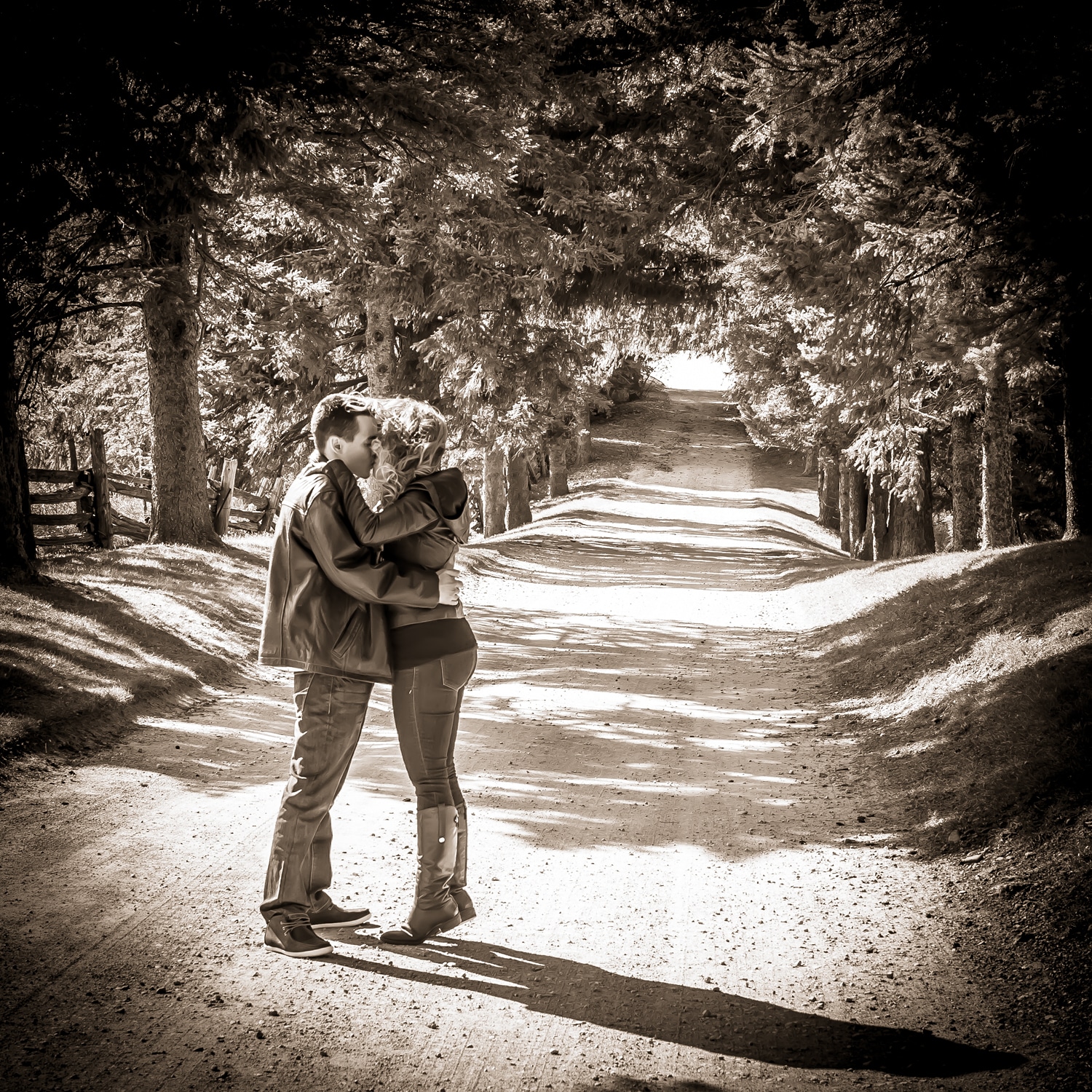 Scotsdale Farm Engagement Photo