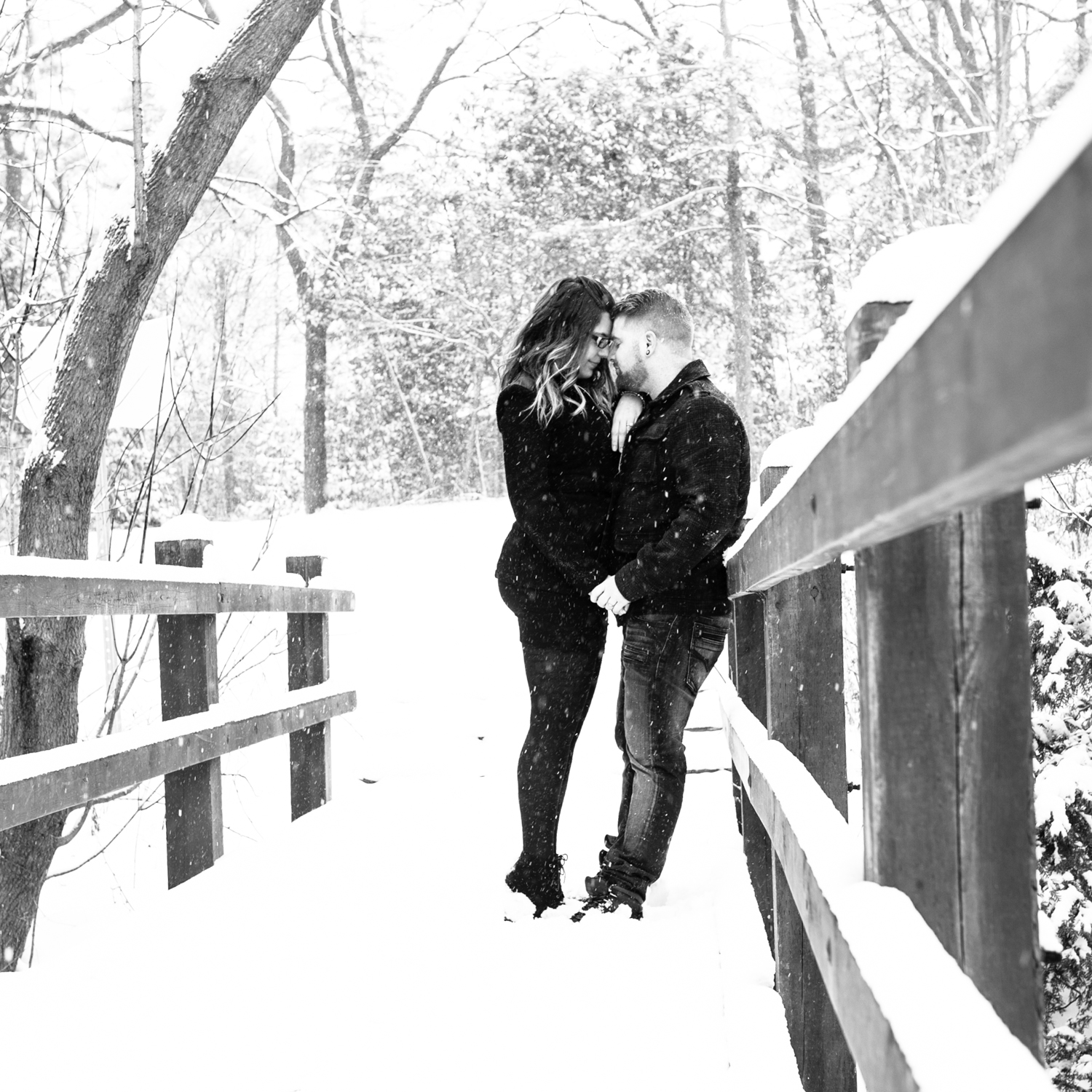 Winter Engagement shoot Richmond Hill