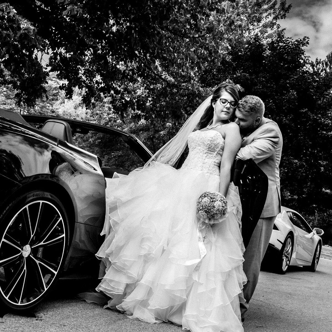 Sigsphoto.ca
#torontoweddingphotographer 

#Portraitoftheday

Fun Fact:  This awesome couple didn't rent this Aston Martin Vantage. We at a park in Mississauaga and this dude asked us if we wanted to take photos with his car. I looked at the Bride &a