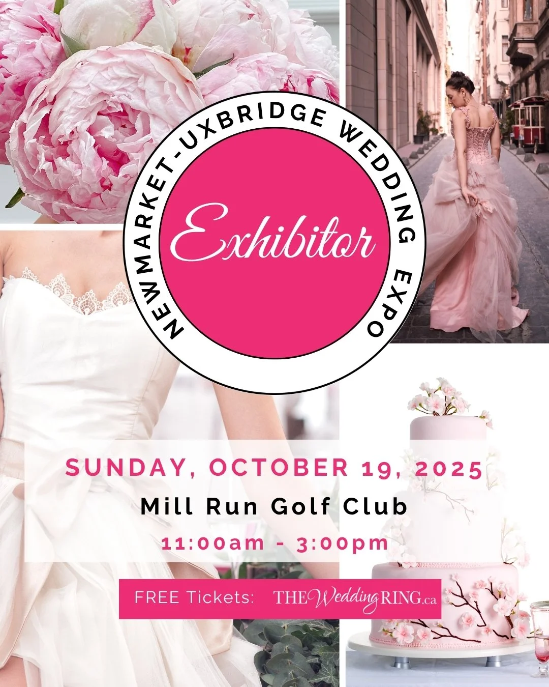 Yo everybody!! 

We are attending the @theweddingring.ca  bridal show this weekend at Mill Run Golf Club. Say hi to Isaac!!!

Jean will be at the other show in Hamilton!!