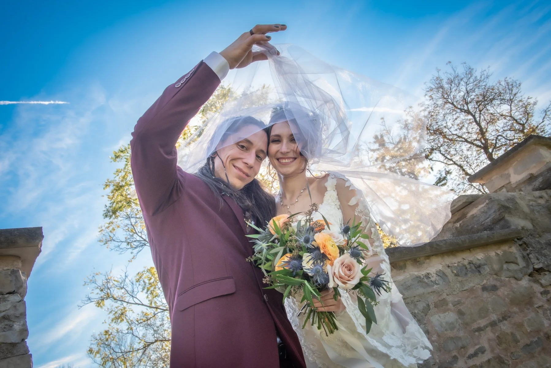 A dream come true for Maranda &amp; Curtis! ✨ We are absolutely thrilled to share the first glimpse from their stunning wedding day on Saturday, October 18, 2025. The air was filled with so much love, and Club Roma provided the perfect elegant backdr