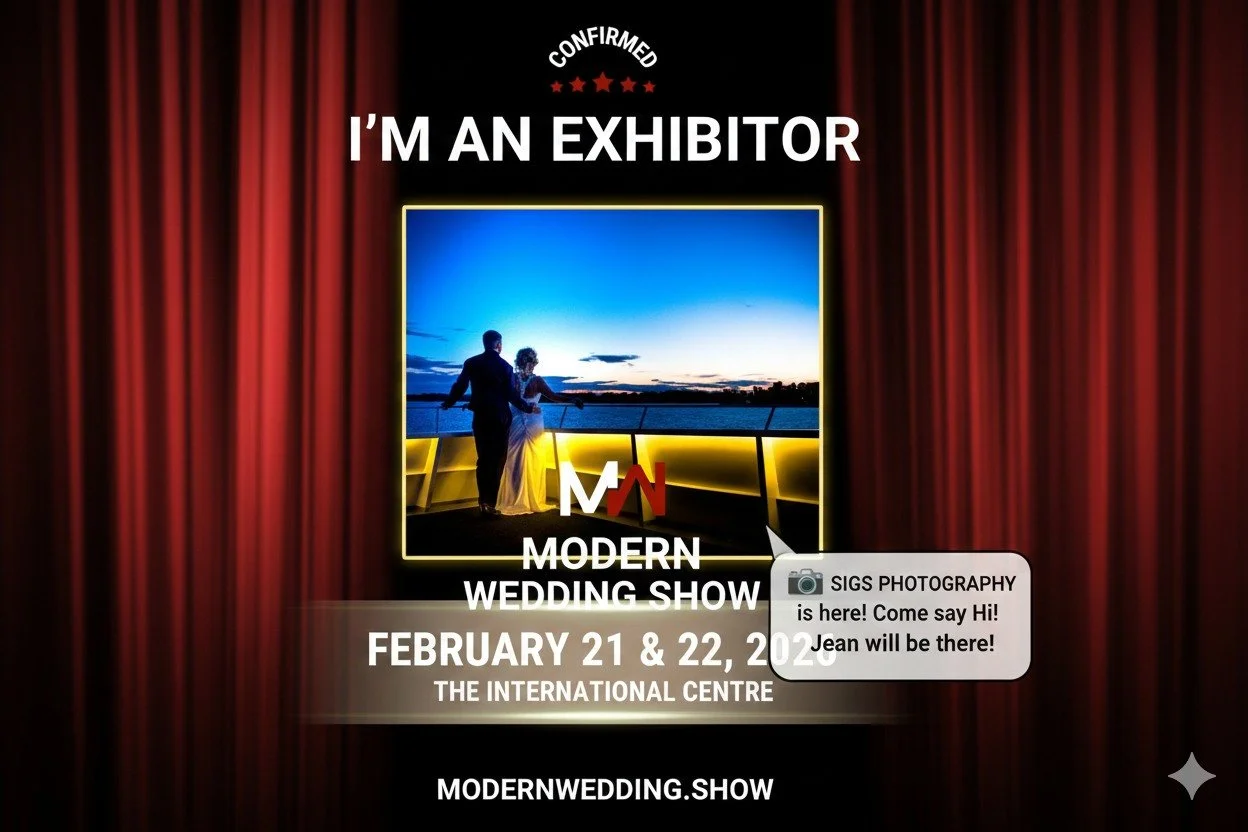 📸 We&rsquo;re Headed to the Modern Wedding Show!
Calling all SIGS Photography couples! Whether you&rsquo;ve already booked your date or you&rsquo;re just starting to dream up your big day, come visit us this weekend at the Modern Wedding Show.

It&r