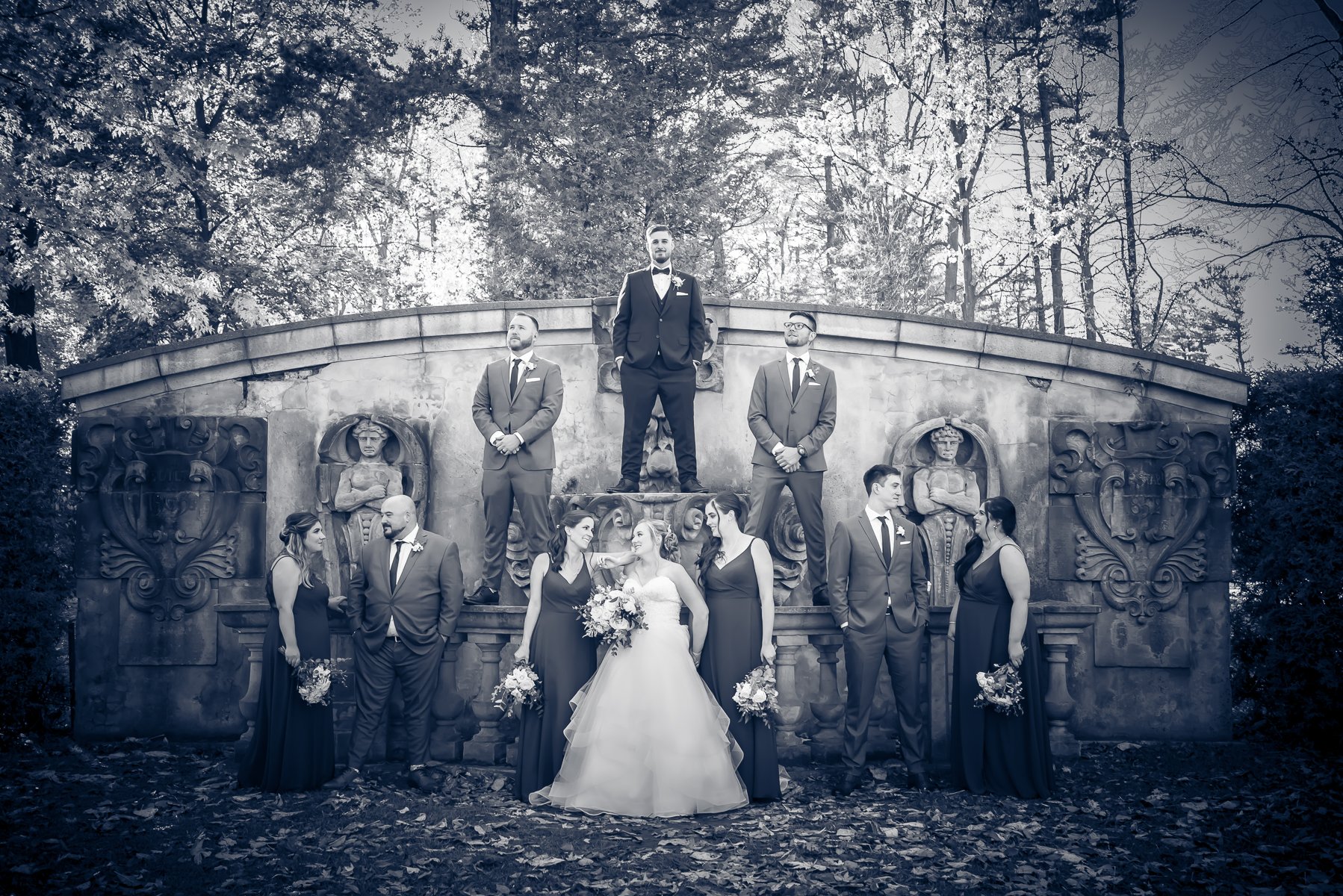 Group photo wedding shot Guild Inn