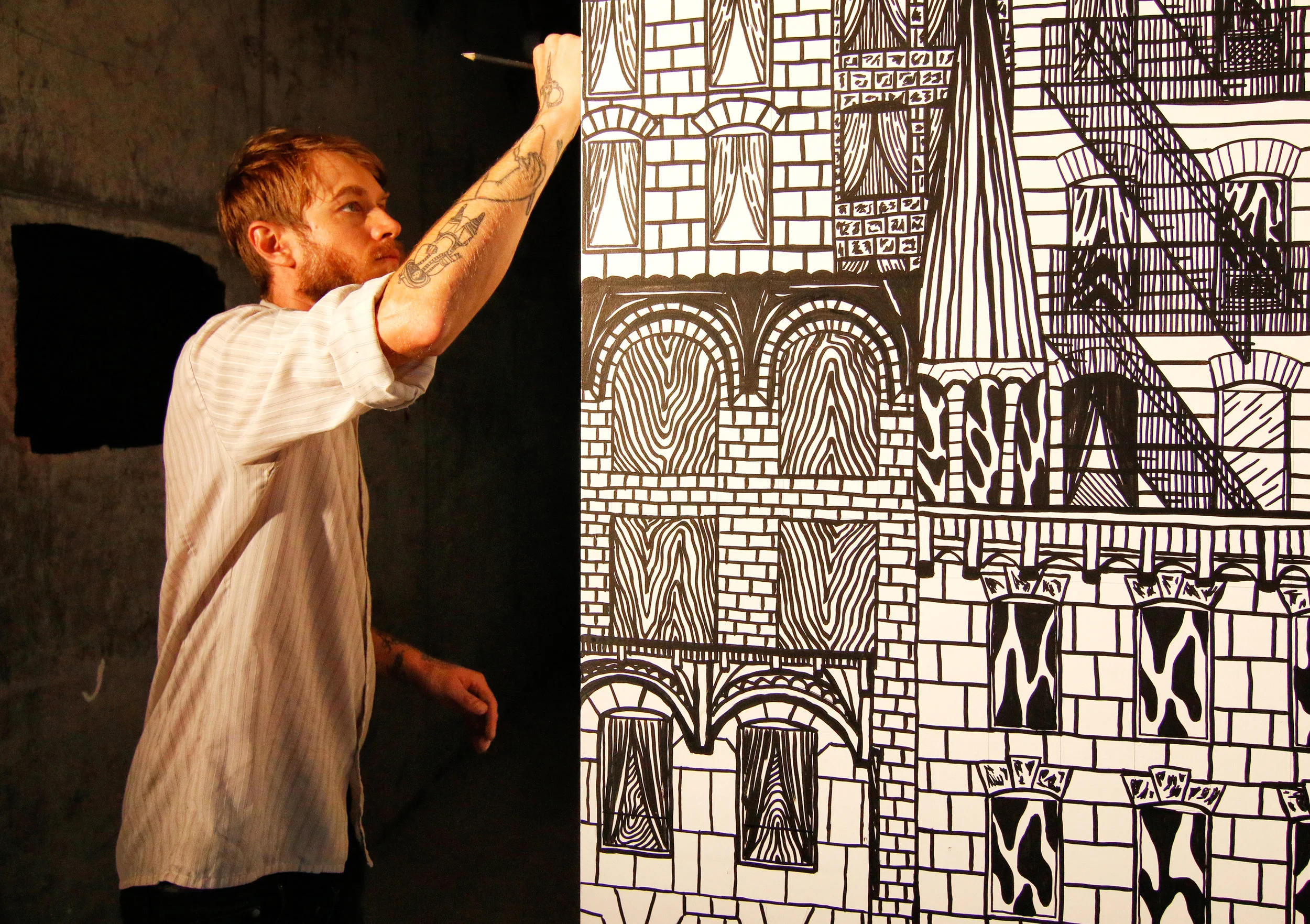Ian "Hydeon" Ferguson WHEN I CLOSE MY EYES I IMAGINE A USONIAN CITY OF DREAMS Photo by Taezoo Park