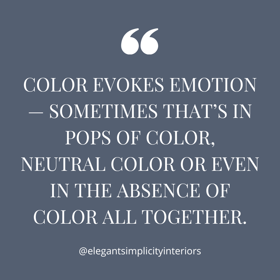How Color Impacts + Evokes Emotion In Your Home