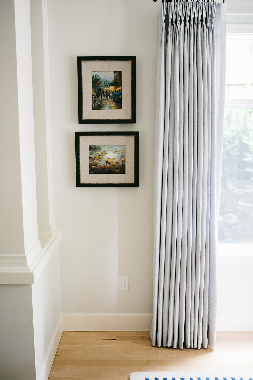 How to Hang Art in Picture Frame Molding