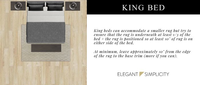 A Rug Under Your Bed, What Size Of Rug For King Bed