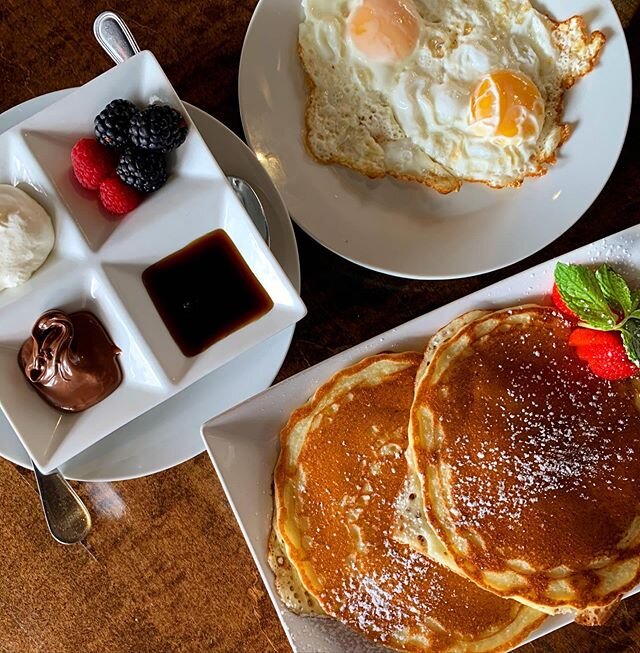 It&rsquo;s time to grab your brunch buddy because @thevillagestudiocity will now open for brunch starting tomorrow at 10 AM-3 PM! 🍳 🥞 🍫