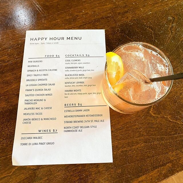 Doing something special for happy hour tonight:
-
-
1) Follow @thevillagestudiocity, @ceremonybar, and @laloggiastudiocity 
2) tag three friends to this post 
3) share our happy hour menu post to your story 
4) one free drink on US from 4-7 PM!🍸