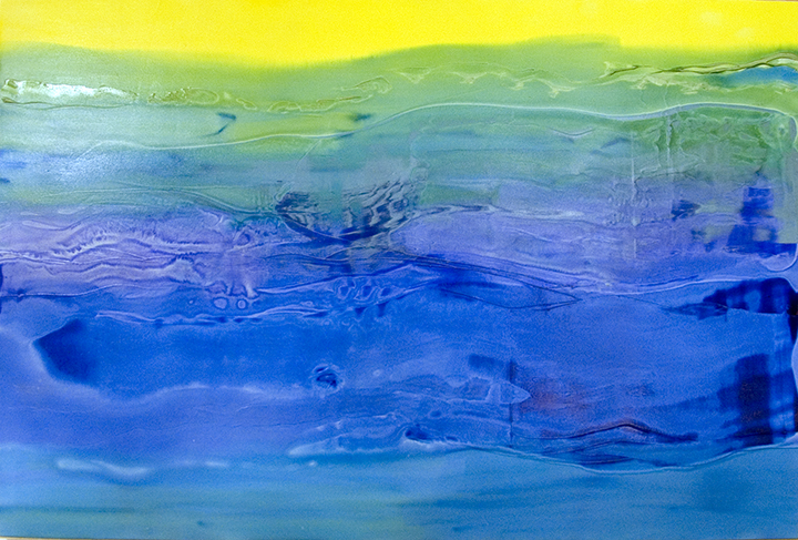 INLET, 2006, Acrylic on canvas, 50 1/2" x 75 1/2"