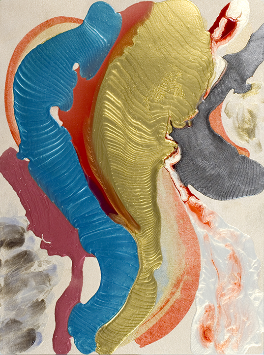 DOLPHINS, 2007, Acrylic on canvas, 40" x 30"