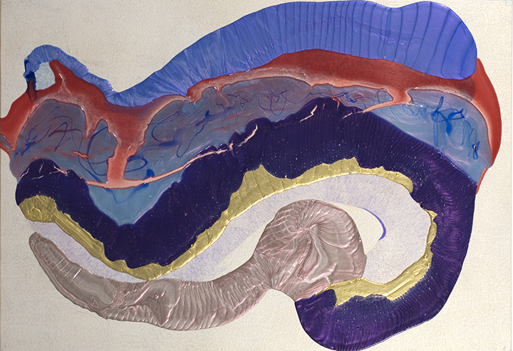 GENESIS, 2007, Acrylic on canvas, 29. 1/2" x 43"