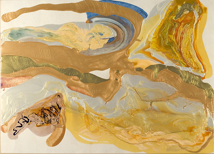 NEBULA, 2006, Acrylic on canvas, 53" x 72" 