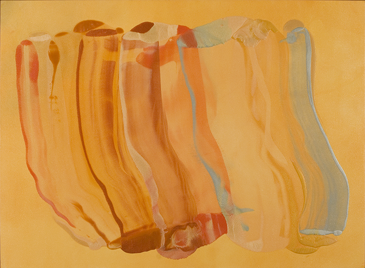 GOLDEN HOUR, 2007, A crylic on canvas, 48 " x 72" 