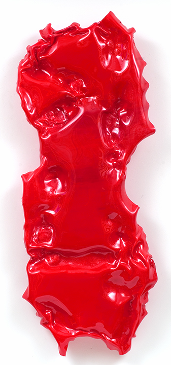 MUSTANG, 2000, Acrylic on Lexan, 84" x 36" x 8" 