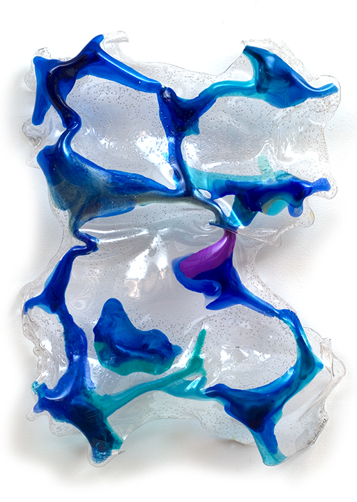 CAST ANCHOR, 2002, A crylic on Lexan, 27" x 20" x 5"