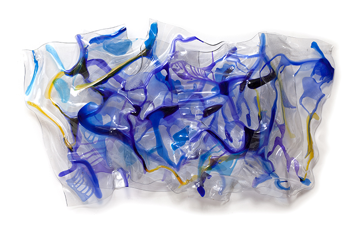 MATRIX, 2016, Acrylic on Lexan, 32" x 62" x 10"