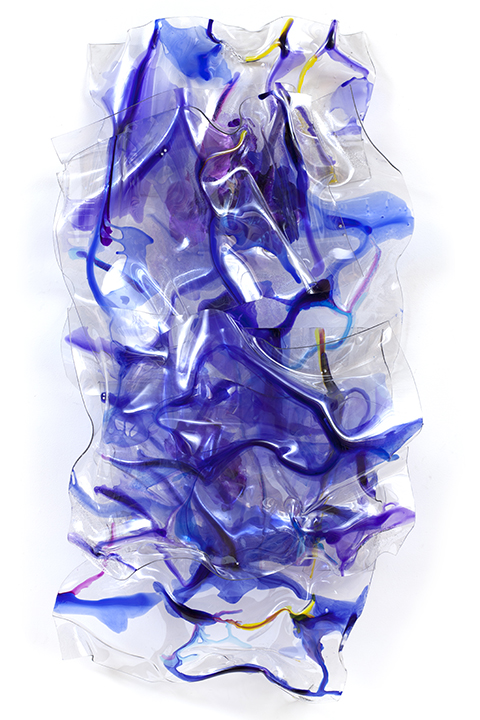 SHADES OF MIND, Acrylic on Lexan, 2012, 65" x 33" x 10"