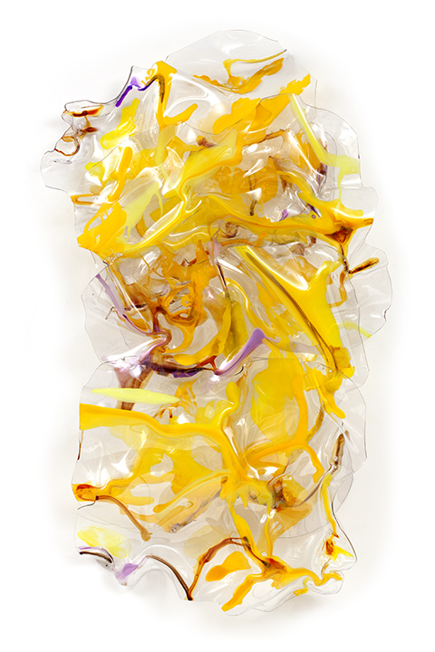 SOLARIUM, 2012, Acrylic on Lexan, 62" x 33" x 10"