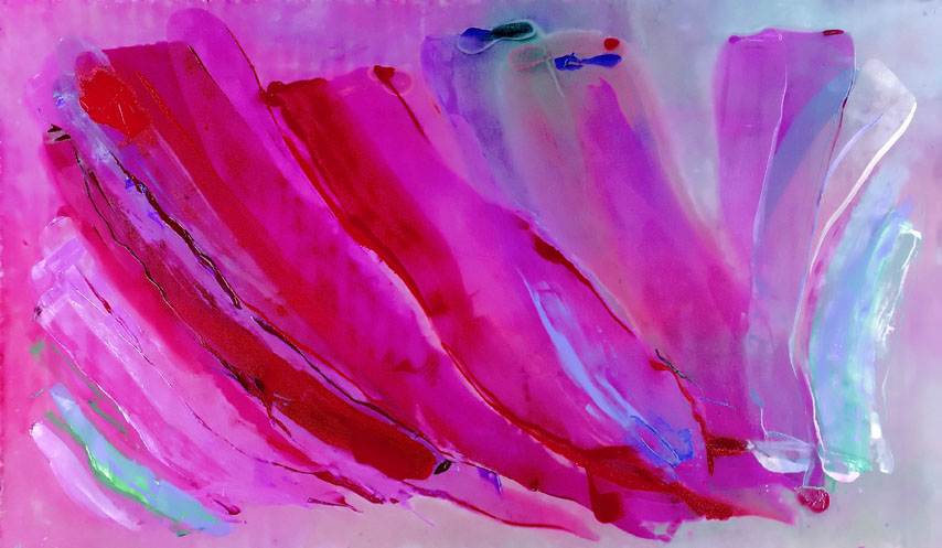 ENFOLDMENT, 1984, A crylic on canvas, 108" x 180"