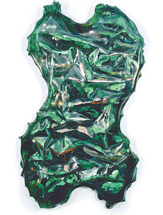 ANU, 1997, Acrylic on Lexan, 96" x 60" x 12"