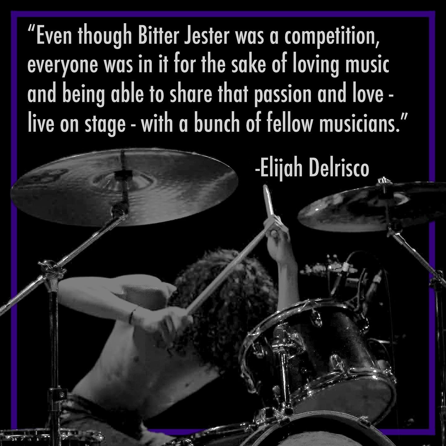 Apply to Bitter Jester Music Fest today - deadline in TWO WEEKS! Only requirement: at least half the members of a band must be 21 or younger to apply (link in bio)!

Elijah is a former multi-year competitor in BJMF (and a future judge)! His thoughts 