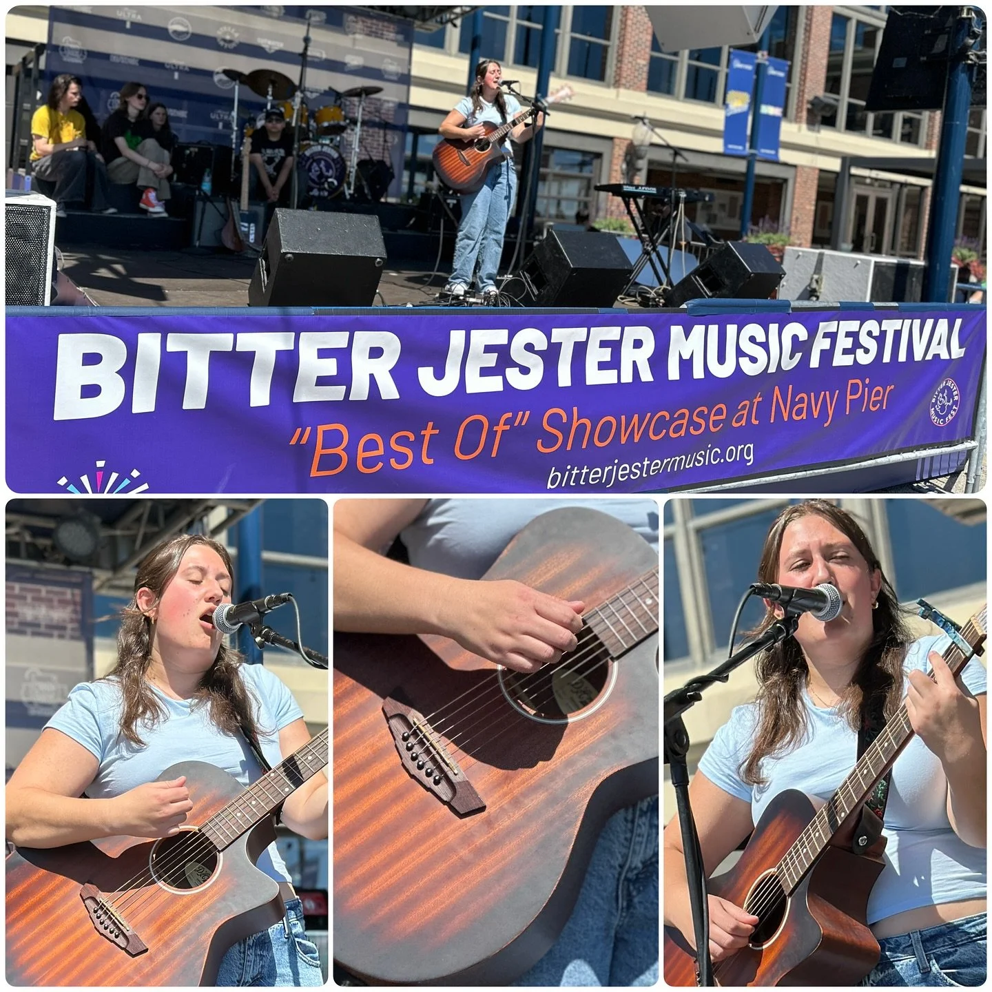 Labor Day is here!! Up first in our &ldquo;Best Of&rdquo; spectacular is the #spectacular @claire_.mckenna repping Madison, WI!!

#bitterjestermusicfestival #navypier #liveonthekake #supportyoungmusicians