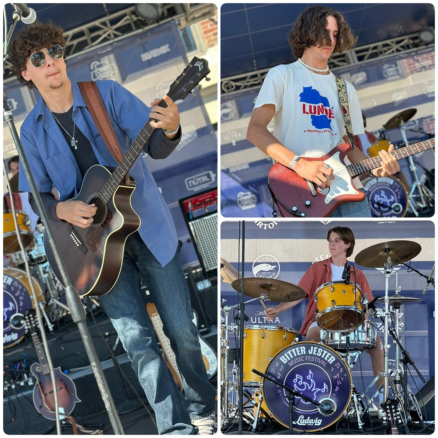 Down from Oconomowoc, WI, @candycigaretteband has taken the @navypierchicago stage by storm.

#bitterjestermusicfestival #navypier #labordaymusic #liveonthelake #supportyoungmusicians